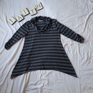 Black and grey tunic